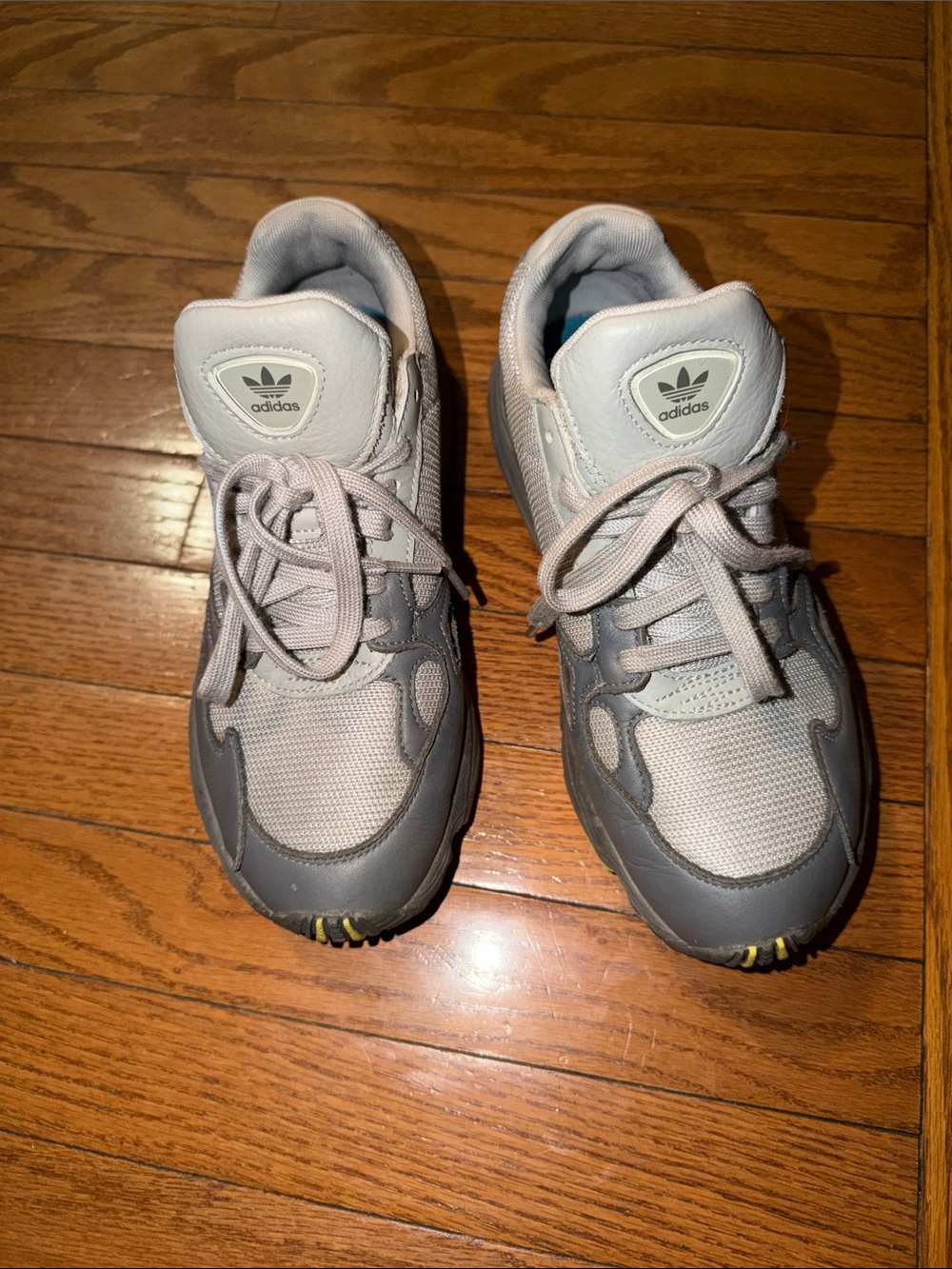 adidas Light Gray and Dark Gray Sneakers